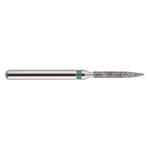 Mark3, Blue Streak Diamond Burs Flame 863.012 Coarse Green 5/Pack, 100-D-863-012C
