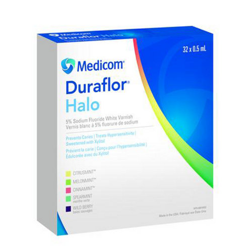 Duraflor Halo Varnish Halo Unidose, Spearmint, 32 x 0.5mL