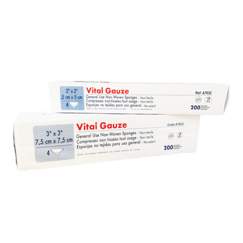 Vital Gauze Non Woven Non Sterile Sponge, 4"x4", 2000/Case