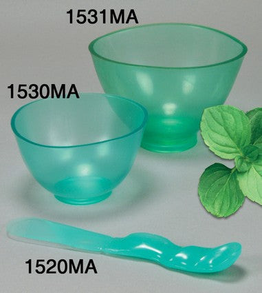 Set of Candeez Scented Flexible Bowls and Spatula (1 med, 1 large, 1 spatula), Bubblegum, Pink