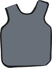 Dual Apron (Approx. 22 1/2" x 26 1/2"), .3mm Lead, Bear