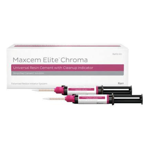 Maxcem Elite Chroma Refill Syringe Clear 2x5gm (Kerr - 36300) CLEAR  - exp. 01/2027