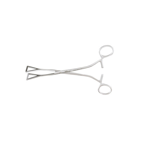 Miltex, Collins Tissue Forceps STR 7-3/4 1-1/8 Wide Jaws, 16-54