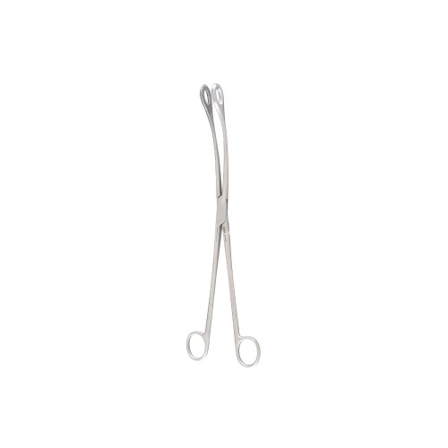 Miltex, Kelly Placenta Forceps 12-1/2 CVD Serrated Ring Jw, 30-2505