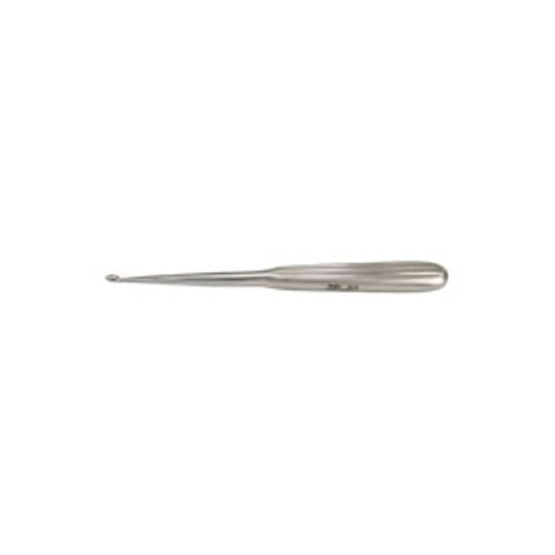 Miltex, Dermal Curette 6-1/4, Oval Spoon, Size 0: 3.6X5.6mm, 33-12