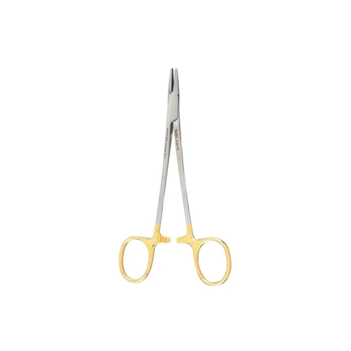Miltex, Baumgartner Needle Holder 5-3/4, TC, Serrated Jaws, 8-40TC