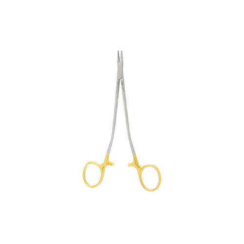 Miltex, Cooley Needle Holder 6-3/4, Serrated Jaws, TC, 8-63TC