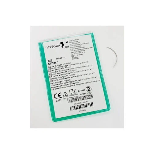 Miltex, Reg. Surgeon Needles, 3/8 Circle, Rev.Cut, #20, 12/PK, MS140-20