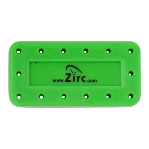 Bur Block Magnetic 14 Hole Neon Green