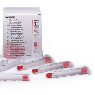 Durelon CD - Triple Liquid - Carboxylate Luting Cement in Calibrated Dispenser, Contains: 40 Gm. Liquid (12 Syringes).