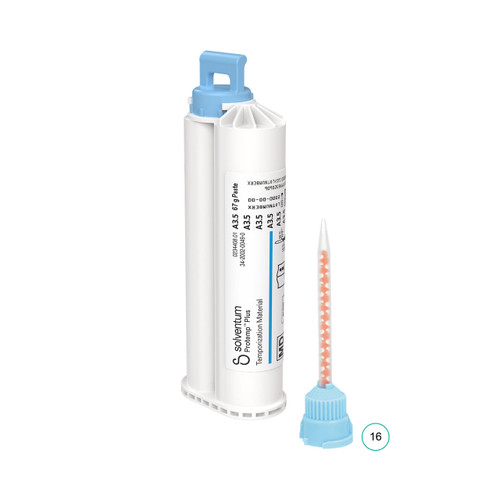 Solventum Protemp Plus Temporization Material, 46973, A3.5, 67 g Paste, Mixing Tips - Blue