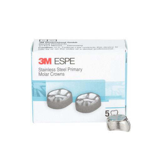 Ni-Chro 2nd Primary Stainless Steel Molar Crown ELR-3