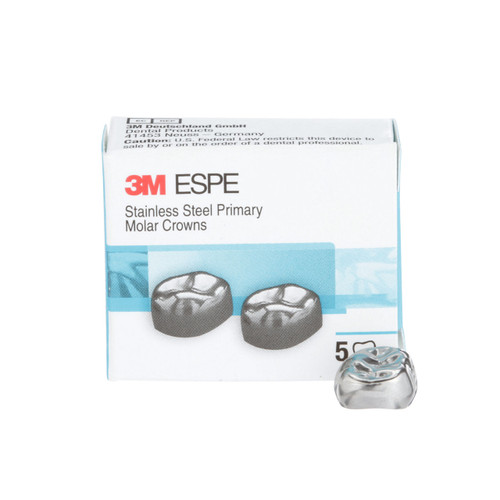 Ni-Chro 2nd Primary Stainless Steel Molar Crown EUL-2