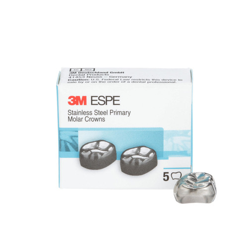 Ni-Chro 2nd Primary Stainless Steel Molar Crown EUR-5