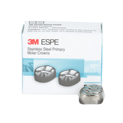 Ni-Chro 2nd Primary Stainless Steel Molar Crown EUR-6