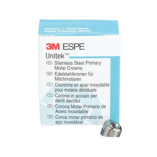 Unitek SS Crown 5/Box LR2, First Primary Molar, Lower Right, 900142