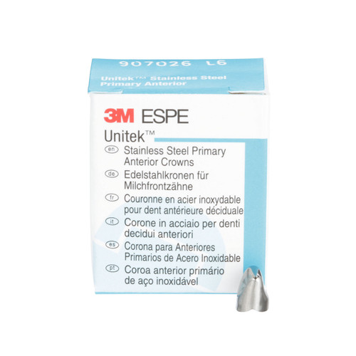 Unitek Stainless Steel Crown UL6, Primary Anterior, Upper Left Lateral