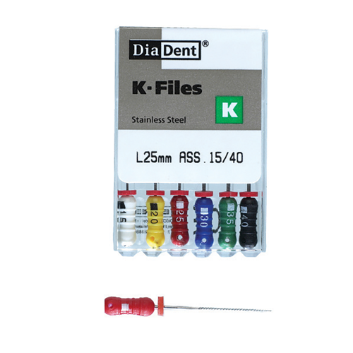 K-Files 25mm #45 6/Pk (Diadent)
