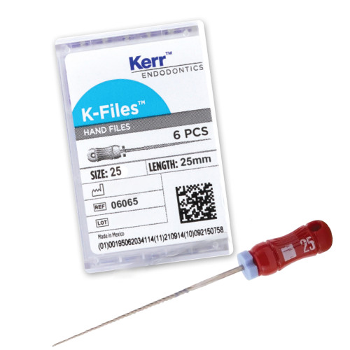 K-Files 25mm #25 6/Pk (SybronEndo)