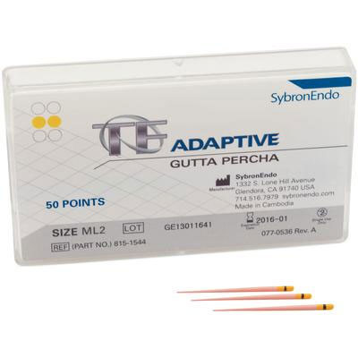 TF Adaptive Gutta Percha ML2 50/Pk, Yellow