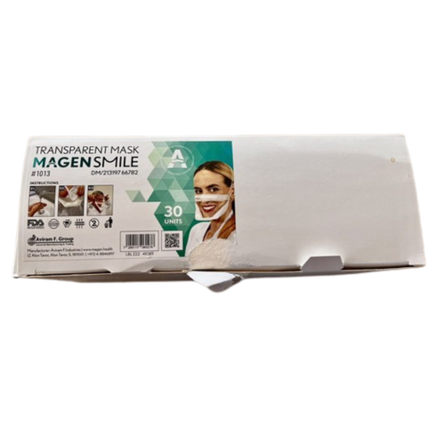 Magen Smile Surgical Transparent Mask (MADE IN ISRAEL) - 1pc.