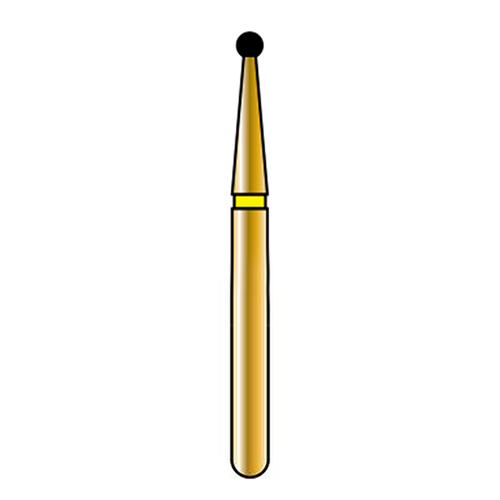 Alpen FG 801C 012 Round Diamond Bur 5/Pk