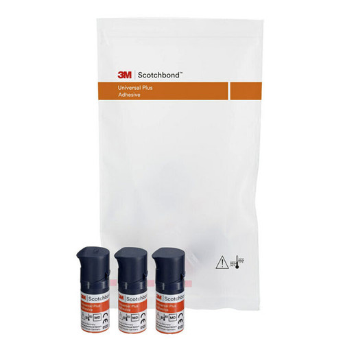 3M Scotchbond Universal Plus Adhesive, 41295, Refill Vial, 3 x 5 ml
