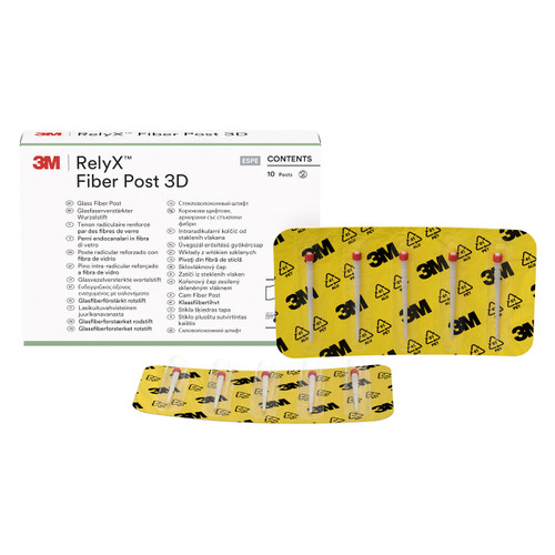 3M RelyX Fiber Post 3D Size 2, Red 10/Pk. Coronal 3D macro retention offers