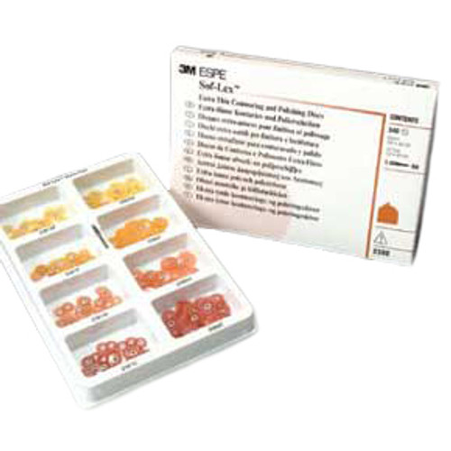 Sof-Lex XT Extra Thin Pop-On Contouring and Polishing Disc Kit, contains 30