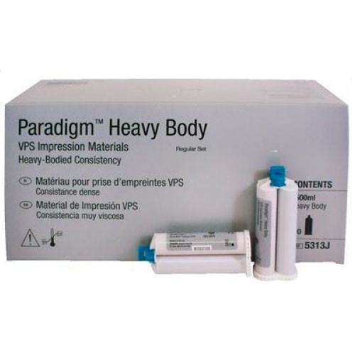 Paradigm Heavy Body, Regular Set VPS Impression Material Jumbo Pack, Burgundy