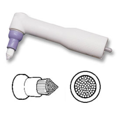 AllPro Prophy Angle with Tapered Brush, White Nylon Bristles. Box of 100