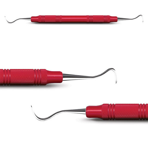 American Eagle #N2 Nevi Scaler DE with 3/8' EagleLite Resin Red Handle