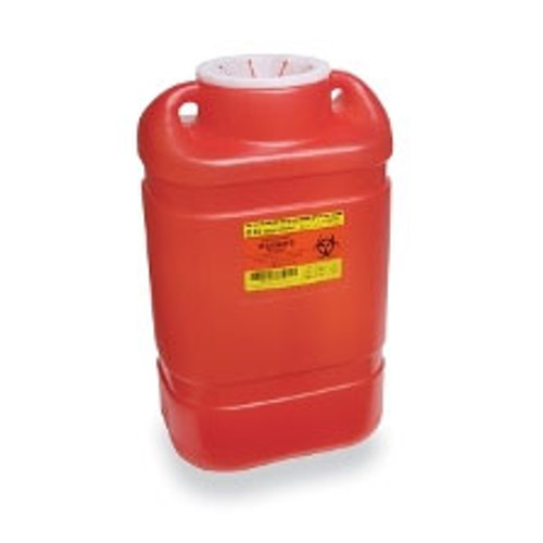 BD Sharps Collector X-Large 19.7 Qt. (5 Gal.) Large Funnel, Red