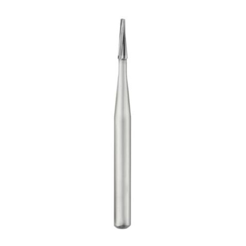 Beavers FG #169 taper fissure plain Carbide Bur, clinic pack of 100 burs