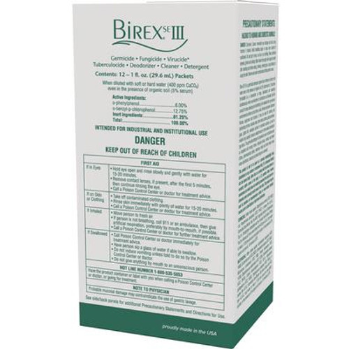 Birex SE III Surface Disinfectant Concentrate Operatory Pack - 12 x 1 fl oz
