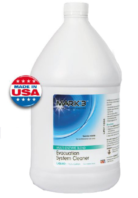 MARK3 Evacuation System Cleaner Liquid - 1 Gallon. Concentrated multi-enzyme
