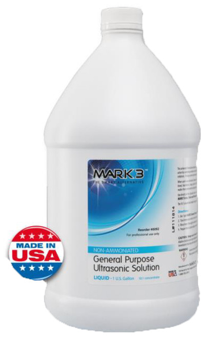 MARK3 General Purpose Ultrasonic Solution Liquid 1 Gallon - 10:1 Concentrate