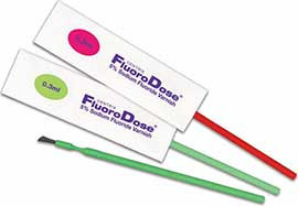 FluoroDose Cavity Varnish - Mint, 120 x 0.3ml single doses. 5% Sodium Fluoride