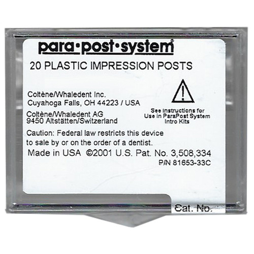 ParaPost Fiber Lux Parallel Sided Post System - Coltene/Whaledent, Noble  Dental Supplies