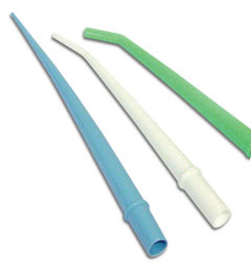 Crosstex 1/8' Diameter White Surgical Aspirating Tips. Autoclavable, 30 degree