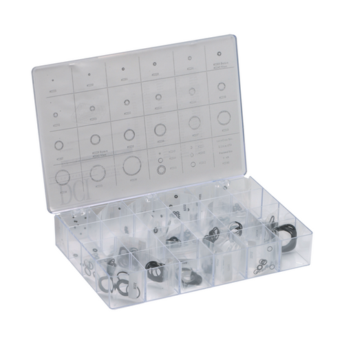 DCI Dental O-Ring Kit. Includes 360 rings, 12 each of 30 common sizes