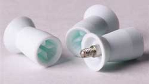 DentAmerica Prophy Cups - Screw-On, Medium-Soft 144/Pk. Webbed, White. Have