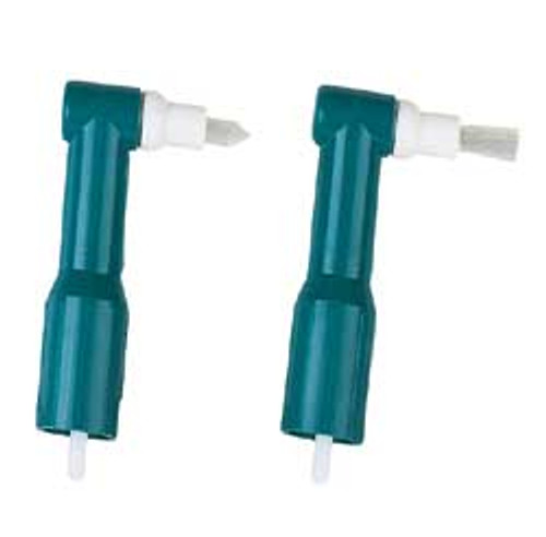 Denticator Blue Prophy Angle with Tapered Brush, Box of 144