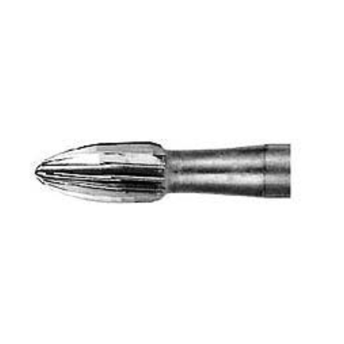 Midwest FG #7404 12 Blade Egg Shaped T&F Bur, Pack of 10 Burs