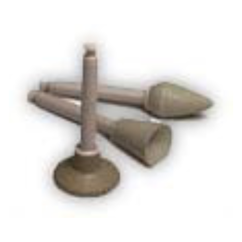 PoGo Cup, One-Step Diamond Micropolisher, RA shank, Package of 40 Cups