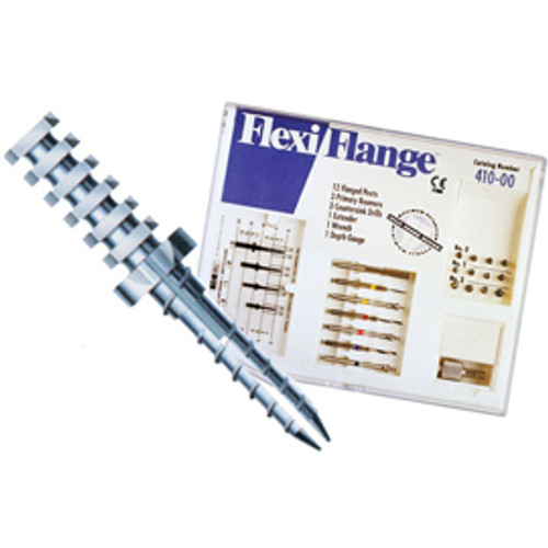 Flexi-Flange Titanium Introductory Kit: Yellow #0, Red #1 and Blue #2. 12