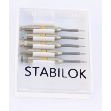 Stabilok Drill, Titanium, Yellow .021' Single Pin Drill, 5/Pack