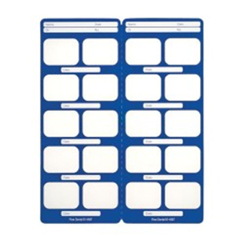 Perfect Pocket Film Mounts Vinyl/Blue 20 Window Horizontal, Size 2, box of 100