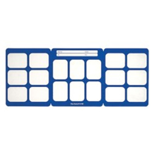 Perfect Pocket Film Mounts Vinyl/Blue 12 Window Horizontal, 6 Window Vertical