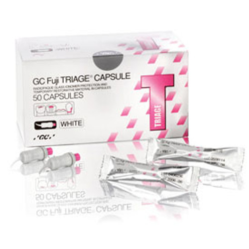 GC Fuji TRIAGE White Capsules Refill - Self Adhesive Radiopaque Glass Ionomer